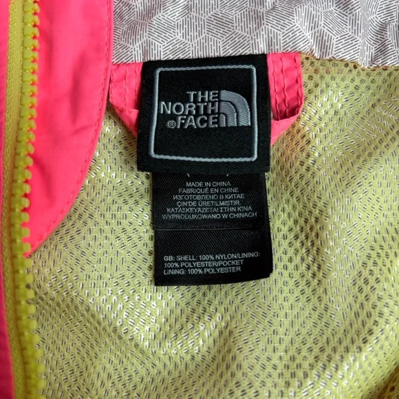 The North Face Kids Bright Pink Raincoat - Picture 3 of 10